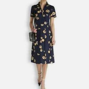 Tory Burch Navy Carolina Shirt Dress